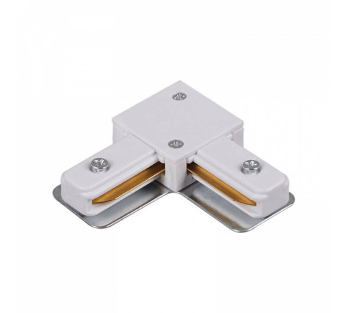 Соединитель угловой L-образный для треков накладных Reluce RL 06038 corner connector WT