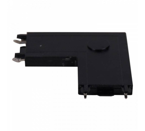 Соединитель угловой L-образный для треков накладных Reluce RL 06102 corner connector BK