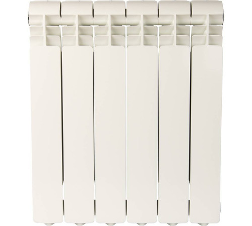 Радиатор алюминиевый Global ISEO 500 6 секций боковое подключение RAL 9010 IS05001006