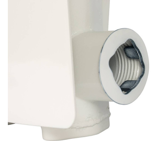 Радиатор алюминиевый Global ISEO 500 6 секций боковое подключение RAL 9010 IS05001006