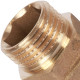 Удлинитель резьбовой TIEMME НВ 1/2 x 10 мм латунный 1500156