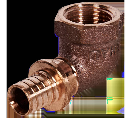 Угольник-переходник REHAU RAUTITAN RX+ 16-Rp 1/2 внутренняя резьба бронза 14563531001