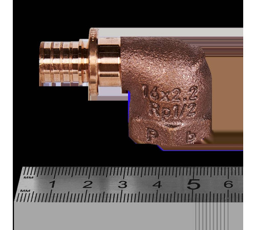 Угольник-переходник REHAU RAUTITAN RX+ 16-Rp 1/2 внутренняя резьба бронза 14563531001