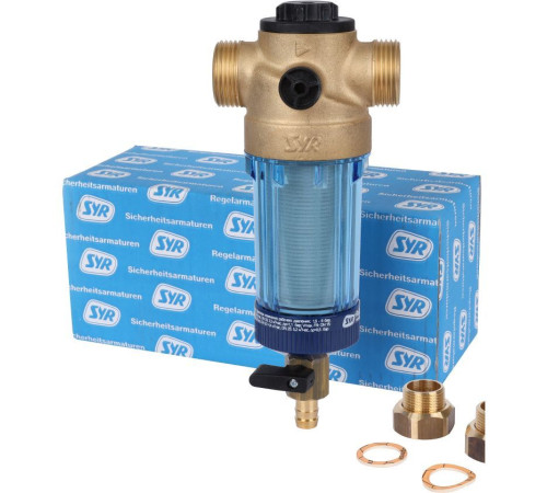Фильтр с обратной промывкой SYR Ratio FR DN 20 для холодной воды 5315.20.001