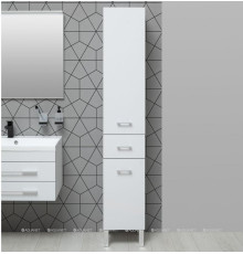 Пенал напольный Aquanet Верона 35 белый матовый 00272426