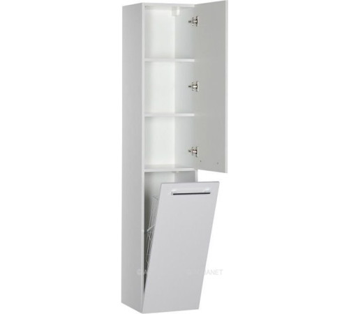 Пенал De Aqua Тока 1 R с бельевой корзиной белый 1760х350 мм 00167295