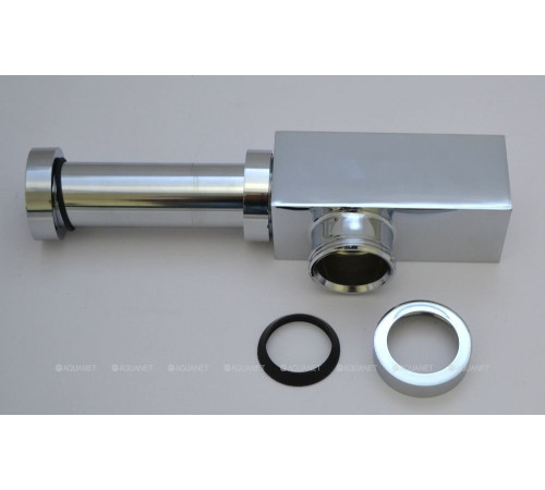 Сифон для умывальника AlcaPlast A401 Design 32 мм квадратный A401