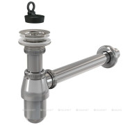 Сифон для раковины AlcaPlast Ø32 мм цельнометаллический с гайкой 5/4 A437