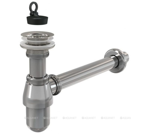 Сифон для раковины AlcaPlast Ø32 мм цельнометаллический с гайкой 5/4 A437