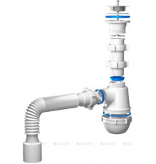 Сифон для раковины АНИ Пласт C0110 1 1/2х40 мм