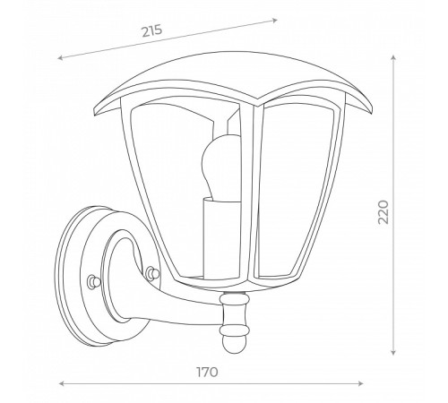 Светильник на штанге ST-Luce Sivino SL081.401.01