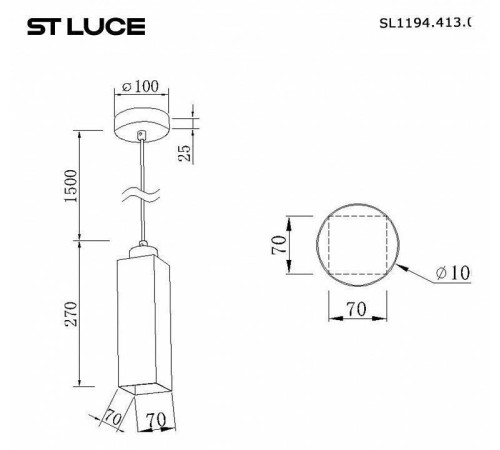 Подвесной светильник ST-Luce Earthy SL1194.413.01