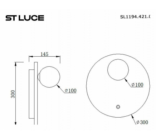 Накладной светильник ST-Luce Earthy SL1194.421.01