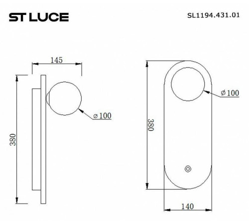 Накладной светильник ST-Luce Earthy SL1194.431.01