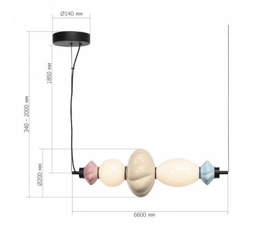 Подвесной светильник ST-Luce FLORENTINI SL6134.423.01
