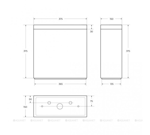 Бачок для унитаза BelBagno ENERGIA BB8134T