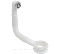 Слив-перелив для литьевых раковин Aquanet с адаптерным кольцом хром 00312686