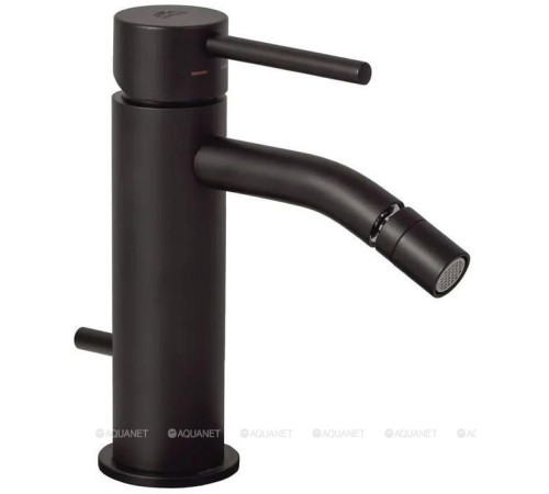 Смеситель для биде Paffoni Light с донным клапаном 1 1/4 черный матовый LIG135NO