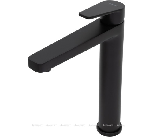 Смеситель для умывальника высокий Allen Brau ECLIPSE с донным клапаном черный матовый 5.E1002-31