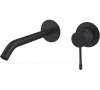 Смеситель для умывальника Allen Brau Priority 4.0 встраиваемый круглый черный матовый 5.31C03-31