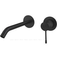 Смеситель для умывальника Allen Brau Priority 4.0 встраиваемый круглый черный матовый 5.31C03-31