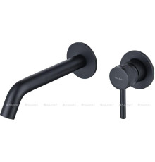 Смеситель для раковины встраиваемый Allen Brau Priority 2.0 излив 195 мм черн. мат 5.31030-31