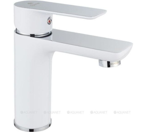 Смеситель для раковины Aquanet Arctic хром/белый AF520-10CW