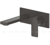 Смеситель для раковины встраиваемый Bravat черный P8369402BW-ENG