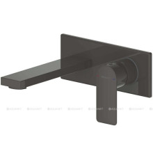 Смеситель для раковины встраиваемый Bravat черный P8369402BW-ENG