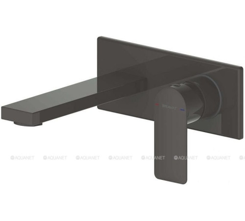 Смеситель для раковины встраиваемый Bravat черный P8369402BW-ENG