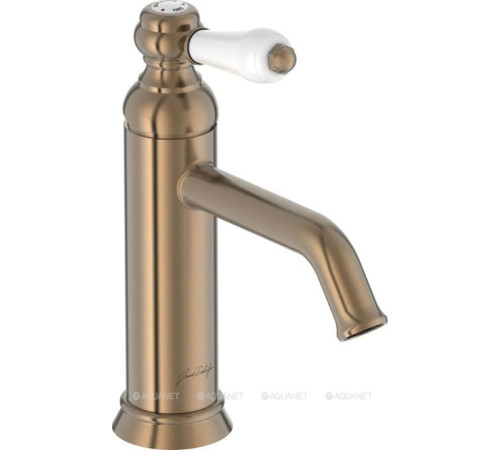 Смеситель для раковины Jacob Delafon Louise без донного клапана матовое золото E24360-BCN