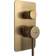 Смеситель встраиваемый для душа Allen Brau Priority 2 выхода Easy box золото 5.31011-GB