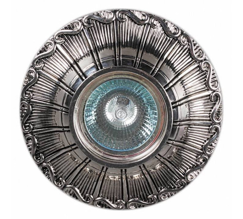 Встраиваемый светильник Sneha 6010/D MR16 SL+BK