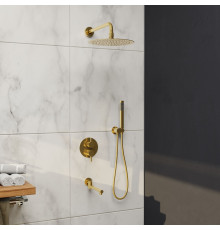 Душевая система скрытого монтажа RGW SP-55Gb золото 51140855-06