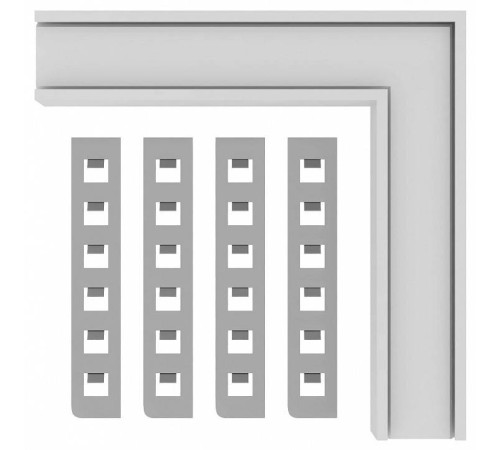 Соединитель угловой L-образный для треков встраиваемых ST-Luce SKYLINE 48 ST1007.549.12