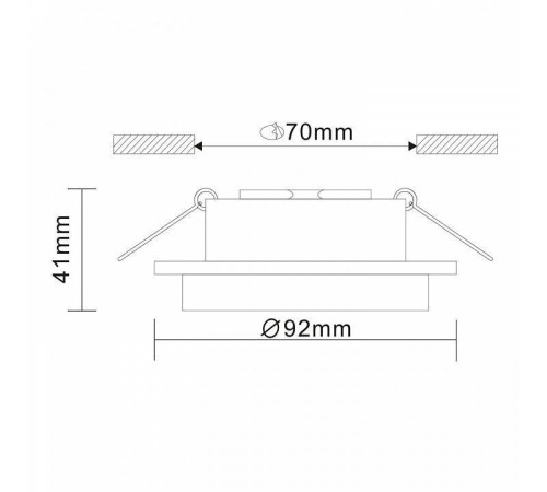 Встраиваемый светильник ST-Luce Chomia ST206.408.01