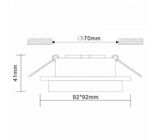 Встраиваемый светильник ST-Luce Chomia ST206.418.01