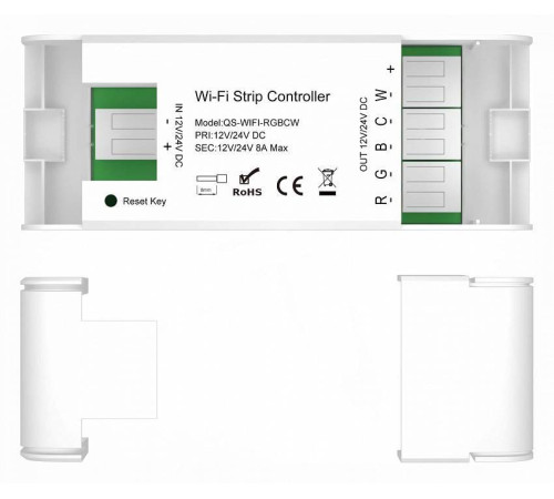 Контроллер-регулятор цвета RGBW Wi-Fi для смартфонов и планшетов ST-Luce Around ST9000.500.01RGBCW