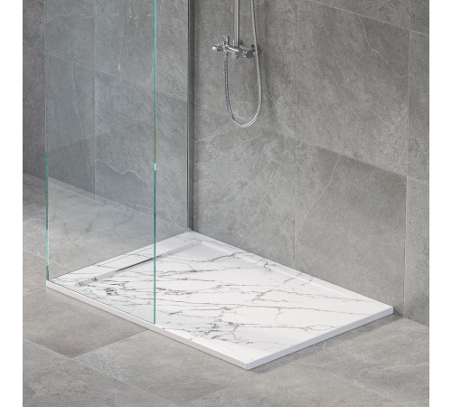 Душевой поддон RGW Stone Tray STL MW 800x1000 мм белый мрамор 52212810-15