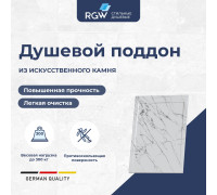 Душевой поддон RGW Stone Tray STL MW 800x1000 мм белый мрамор 52212810-15