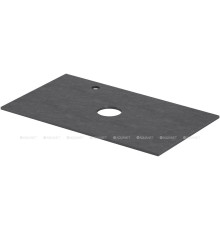 Столешница Aquanet Flat 80 с отверстием слева графит 00345782