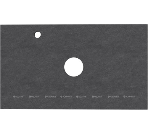 Столешница Aquanet Flat 80 с отверстием слева графит 00345782