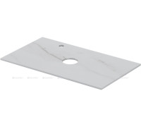 Столешница Aquanet Flat 80 с отверстием слева мрамор 00345781