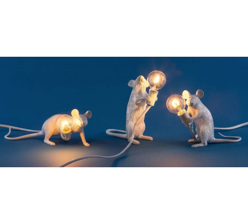 Лампа светодиодная Seletti Mouse Lamp E14 1Вт K 15220L