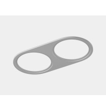 Рамка на 2 светильника SWG PRO COMBO COMBO-1R2-WH