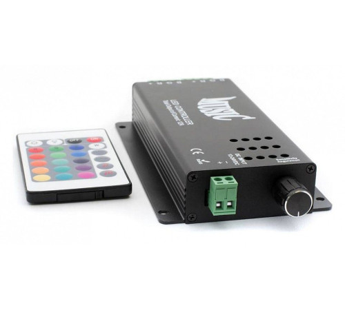 Контроллер-регулятор цвета RGB с пультом ДУ SWG IR IR-RGB-12A-music