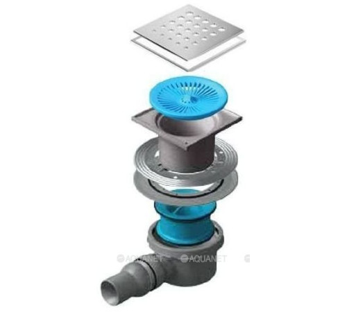 Трап точечный Pestan Drops 1 Mask хром 150х150 мм 13000072