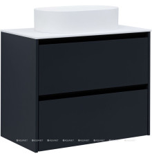 Тумба Allen Brau Activity 80 см антрацит матовый черный браш 1.34004.AM