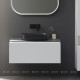 Тумба под раковину Allen Brau INFINITY 100 см 1+1 белый матовый 1.21004.WM