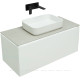 Тумба под раковину Allen Brau INFINITY 100 см 1+1 белый матовый 1.21004.WM